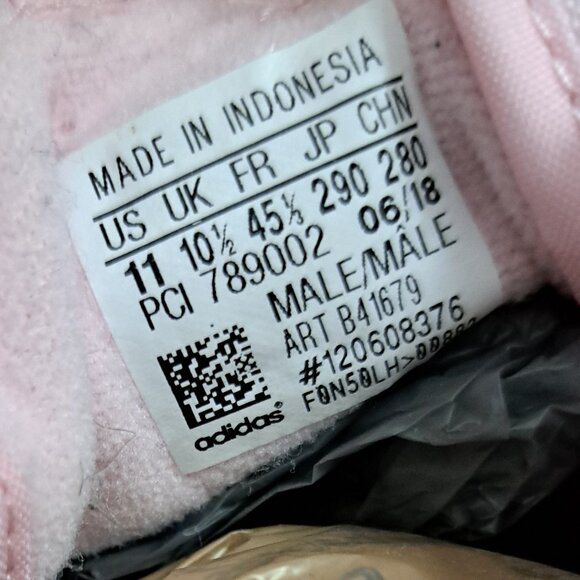 Men Size 11 Adidas Continental 80 sneakers in a pink colorway - Picture 7 of 9